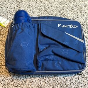 PlanetBox Rover Set NWT Blue Lunch Bag with Bottle
